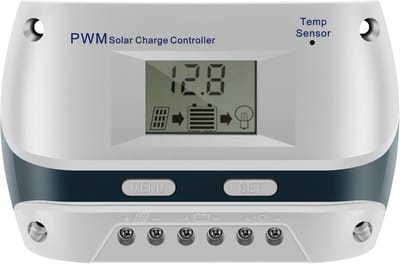 10A PWM Zonne-Laadregelaar met LCD-display voor 12V/24V Zonnepanelen