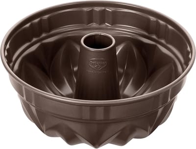 Tulbandvorm - Kugelhopf blik - Taarten bakken - Antiaanbaklaag - 25 cm diameter - Zwart
