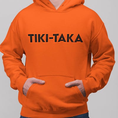 Oranje WK-EK Hoodie Tiki-Taka XS