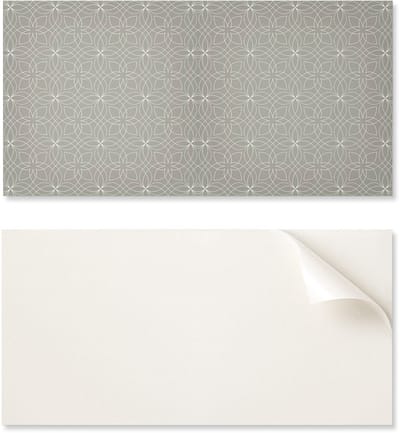 Esthetisch vinylbehang met print, 100x50 cm, geometrisch bloemenpatroon