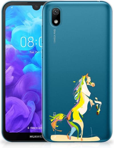 Huawei Y5 (2019) Telefoonhoesje met Naam Horse Color