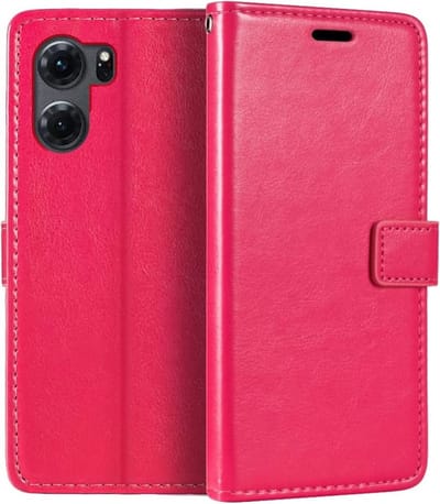 LuxeBass Hoesje geschikt voor Oppo A77 - Boekhoesje - Telefoonhoes - GSM hoes - Roze gsm hoesje - telefoonhoes - telefoonhoesjes