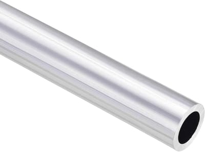 Aluminium Ronde Buis - Naadloze Aluminium Pijp - Doe-het-zelf Projecten - 6063 Aluminium Materiaal - 26mm x 18mm x 300mm