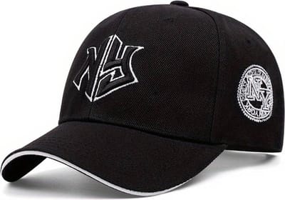 Livano Pet - Baseball Cap - Sportpet - Sport - Unisex - Verstelbaar - Zwart en Wit