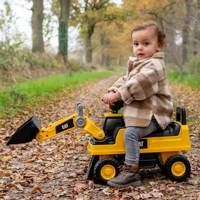 Loopauto Caterpillar CAT wiellader vanaf 1 jaar - Bandits and Angels