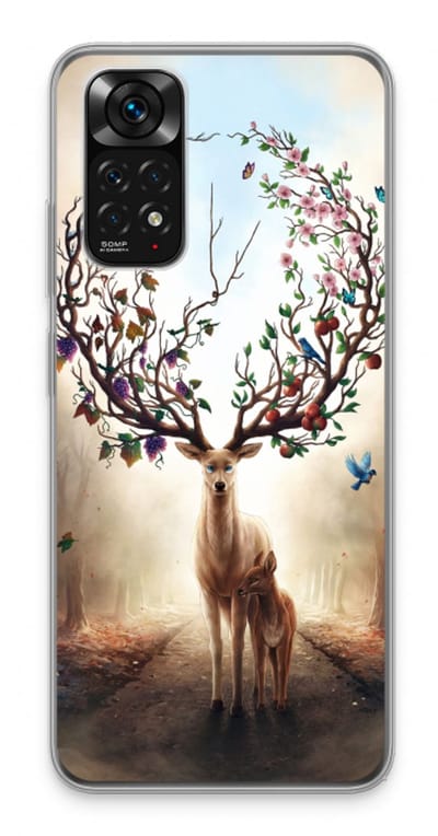 Case Company® - Hoesje geschikt voor Xiaomi Redmi Note 11 hoesje - Seasons Change - Soft Cover Telefoonhoesje - Bescherming aan alle Kanten en Schermrand