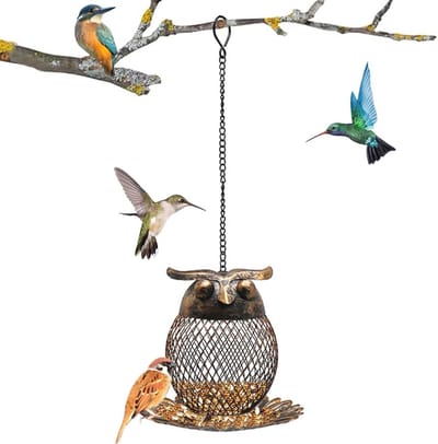 Vogelvoederdispenser voor Tuin - Weerbestendig Vogelvoederhuis om op te Hangen
