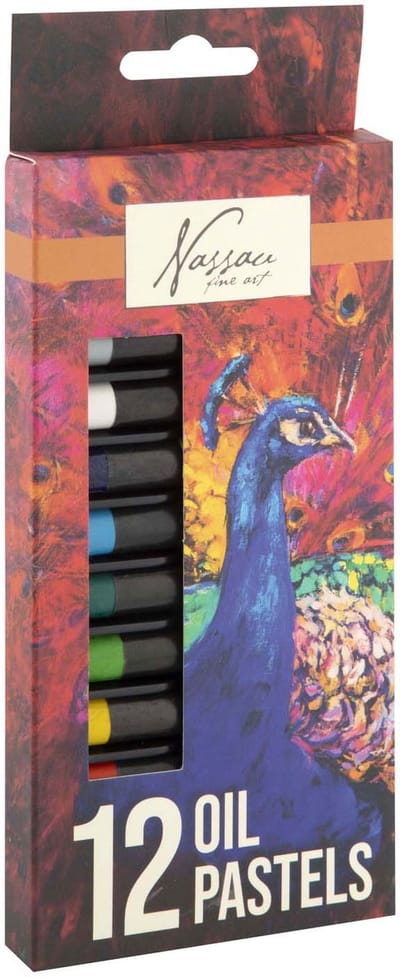 Creative Craft Group Oil pastel box of 12 colors