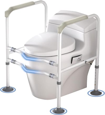 In hoogte en breedte verstelbare Toiletsteun Zonder Boren - Max 200kg