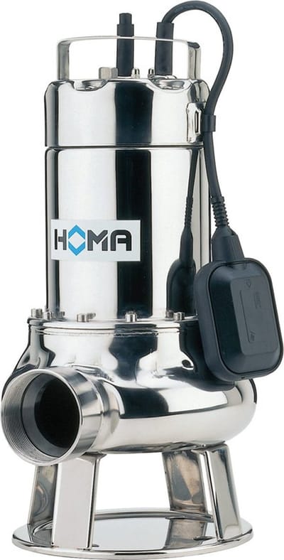 Homa TCV 519 WA Dompelpomp - Krachtige Afvalwaterpomp (28 m³/u) met Vlotter voor Vuil- en Afvalwater - Ondergelopen Kelders - Kruipruimtes - Wateroverlast - Overstroming - Vuilwater