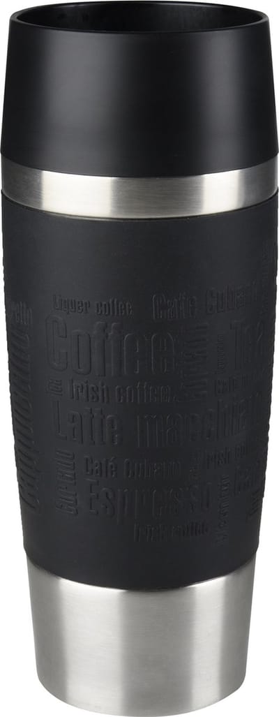 Tefal Travel Mug K30811 Reisbeker / Isoleerbeker - inhoud 0.36L RVS / zwart