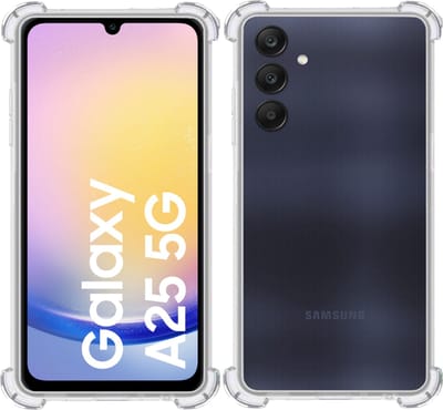 Hoesje geschikt voor Samsung Galaxy A25 – Extreme Shock Case – Cover Transparant