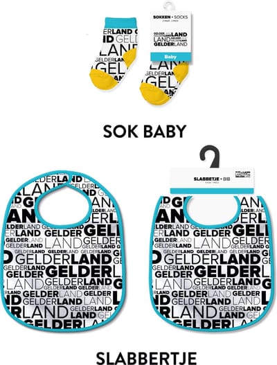 Slabbetjes en sokken met tekst - Baby cadeautjes en kraamcadeautjes - Gelderland