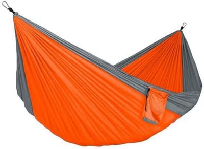 Draagbare hangmat - Kampeerhangmat relax - Buiten ontspannen - Lichtgewicht nylon - 10L x 10B mm - One Color