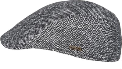 Hatland Savas Grey/Black Peaky Blinders Pet   (Maat: L) - Grijs,Zwart