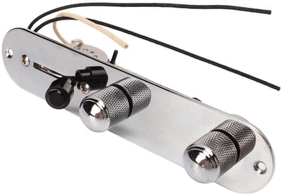 Dailygoody - Gitaarbedieningsplaat - Roestvrij Staal - Eenvoudig te Installeren - Voorbekabeld - Verbeterde Klank - Geschikt voor Elektrische Gitaar