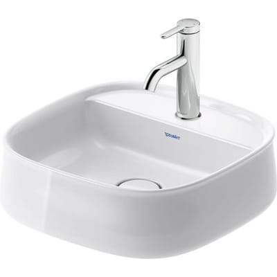 Duravit Zencha countertop sink 42 x 42 cm, with tap hole bench 2374420071
