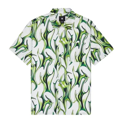 Dc Shoes Full On Resort Overhemd Met Korte Mouwen Wit L Man