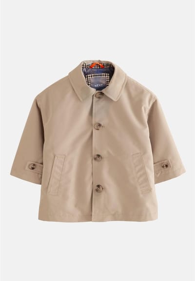 Next - Jongens - Regenbestendige trenchcoat - Naturel