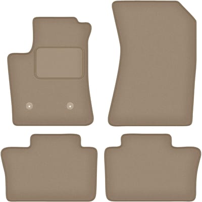 Wielganizator WLG-CARLUX - Autovloermatten - Beige - Voor Renault Austral E-tech HEV SUV