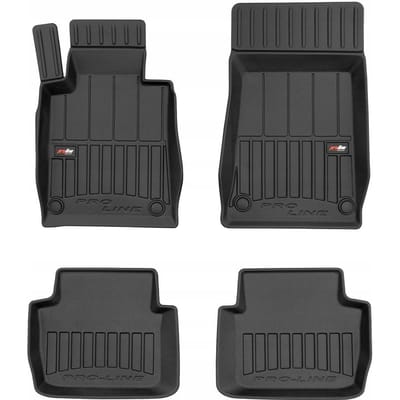 FROGUM 3D – Rubber Automatten voor BMW 3-serie E46 (1998-2005, niet voor xDrive) – TPE, Geurloos, 6cm Randen