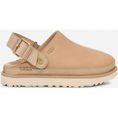 UGG® Goldenstar Villa-klomp in Brown, Maat 37, Nubuck