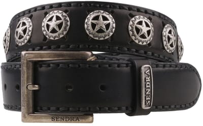 Sendra leren riem 8519 zwart