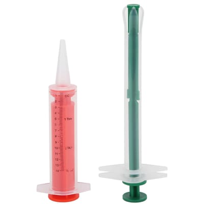 Distributeur de médicaments pour animaux de compagnie, seringue en silicone, seringue pour comprimés pour animaux de compagnie avec 2 embouts pour chien et chat white