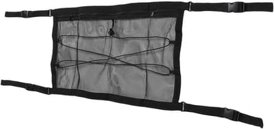 Kinderwagen Bagagenet - Gaas Utility Tas - Extra Opbergruimte - Rekbaar Nylon Materiaal - 70x35cm - Zwart