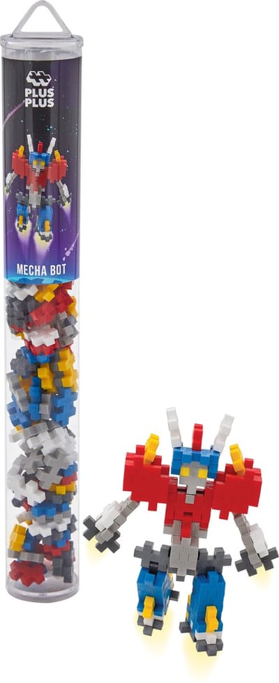 Plus-Plus Tube mecha bot 100 delige bouwset - 4270 - Bouwspeelgoed - Constructiespeelgoed - Set met bouwstenen - Vanaf 5 jaar