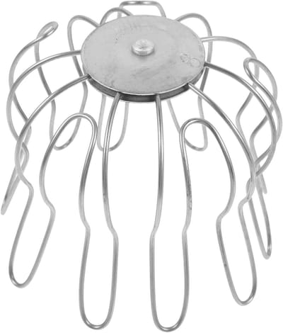 Goot Bladvanger - Afvoerfilter Beschermer - Verstopping Voorkomen - Roestvrij Staal - 10 cm - Zilver