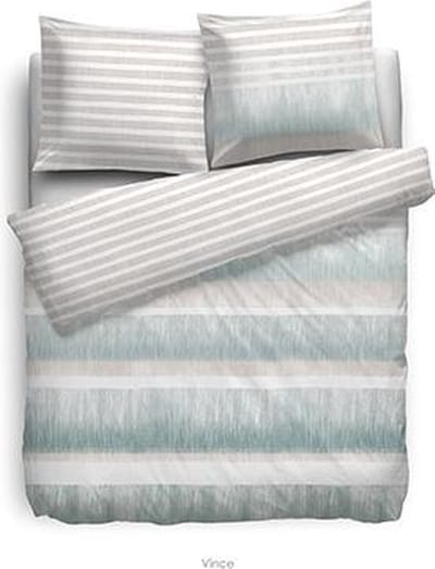 HNL Living Vince Dekbedovertrek - Eenpersoons - 135x200 + 80x80 cm - Green