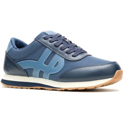 Hush Puppies Seventy8 Herenblauwe Leren Sneakers