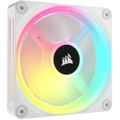 Corsair iCUE LINK QX120 RGB Expansion Fan - White - Case ventilator - 120mm - Wit met RGB-licht - 37 dBA