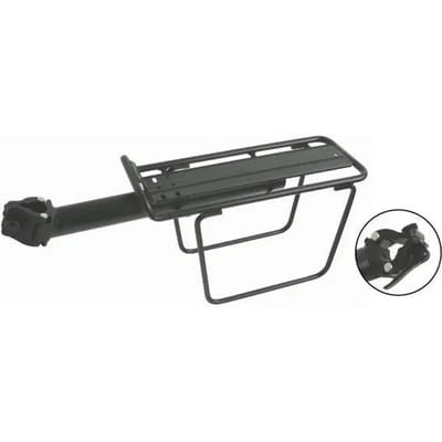 Massi Carrier Cm-03 Aluminium Adjustable Max 31.6 Mm Bagagedrager Zwart
