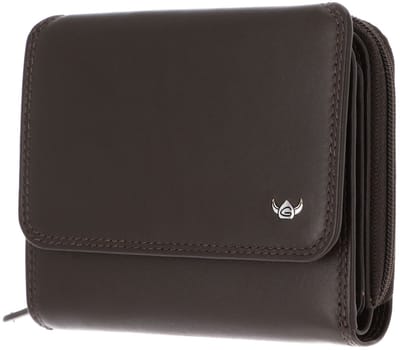 Golden Head Leren portemonnee Polo RFID Protect RV-Börse 3316 Dunkelbraun donkerbruin