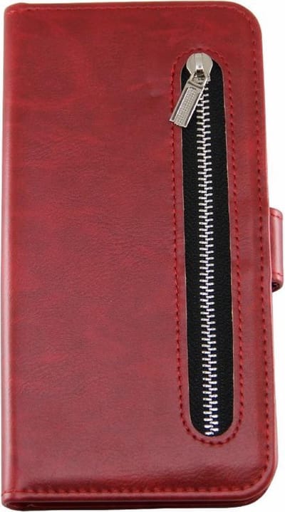 Rico Vitello Rits Wallet case Geschikt voor Samsung Galaxy S10 Rood