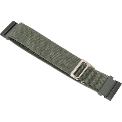 Bracelet de montre de remplacement en nylon tissé extensible avec boucle crochet G, bracelet de montre connectée compatible avec Fitbit Versa 4 3 gray