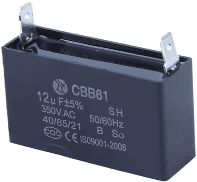 Allecto - CBB61 Condensator - Benzine Generator - Eenvoudige installatie - 350VAC - 12UF capaciteit - Hoogwaardige materialen - Geschikt voor airco...