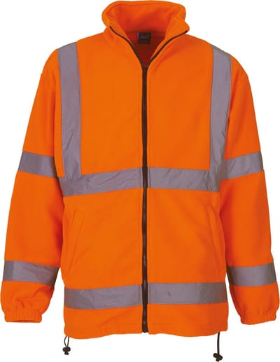 Yoko Signalisatie zwaar fleece jack YHVK08 - Hi Vis Orange - S