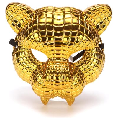 Korea TV Calamari SG 2 Cosplay Tijger Leeuw Uil Masker Helm Fantasie Disfraz Kostuum Accessoires Mannen Vrouwen Feest Rolspel Prop One Size brown