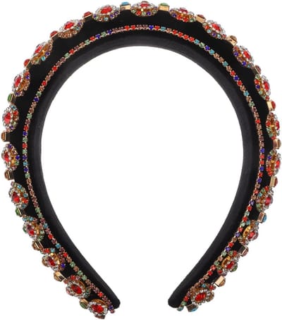 Elegante strass haarband voor dames - Padded haarband, kristallen haaraccessoire en make-up haarband voor een stijlvolle look