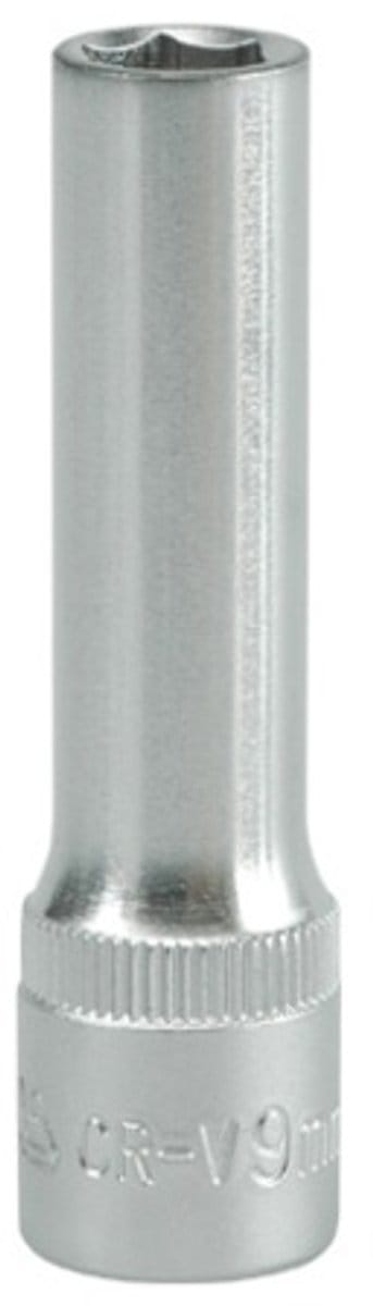 Yato Serie - Lang Zeskant Dopsleutel - 9mm - 3/8" Aandrijving - CrV Staal