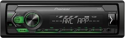 Pioneer MVH-S120UBG – 1-DIN Autoradio met USB & AUX-in – Groene verlichting – 4×50 W
