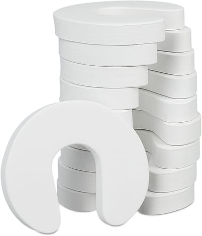 deurstopper foam - set van 100 stuks - vingerbescherming baby - klembescherming