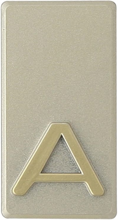 Domino® Deurnummer Letter Zelfklevend INV - "A" - Olijfgroen - Woonhuisnummer Hotelkamernummer 40x47mm - Huisnummer Brievenbus Adresnummer Stickers - Huisnummerplaatje - Deur en Kamernummer - Lockernummer