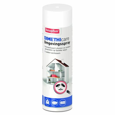Beaphar DImetHIcare Omgevingsspray Anti Vlooien en Teken - 6 x 400 ml - Voordeelverpakking