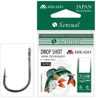 Mikado Dropshot Haak 2/0 – 10 Stuks