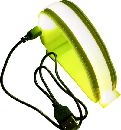 USB Oplaadbare LED Armband – Nachtlopen Veiligheidslicht – Waarschuwingspolsband – Groen – Arm en Been Reflecterende Band – Veiligheidslamp voor Fietsen, Hardlopen en Buitensporten – Zichtbaarheid in Donker