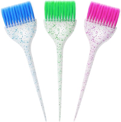 Set van 3 haarverf accessoires met haarverf kwast en applicatietool voor een perfecte haarkleur